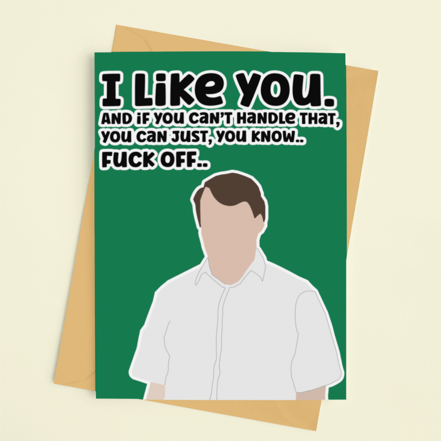 I Like You Peep Show Valentines Card