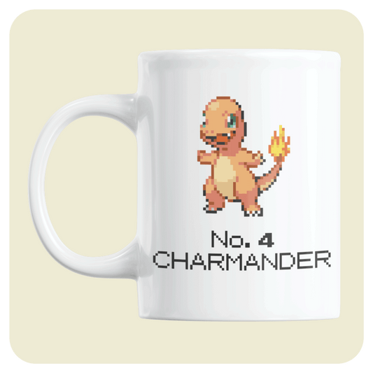 Pokémon Coffee mug - No. 4 Charmander