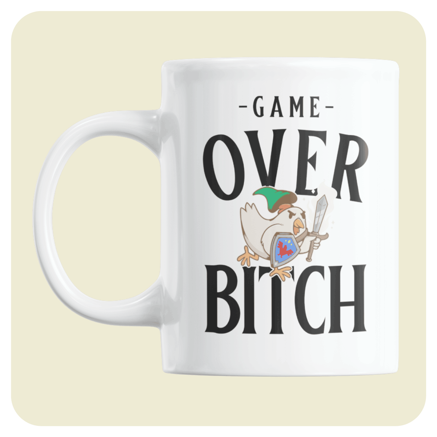 Legend Of Zelda Gaming mug - Game over b*tch!