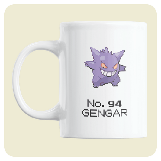 Pokémon Coffee mug - No. 94 Gengar