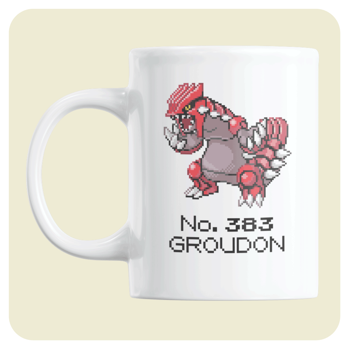 Pokémon Coffee mug - No. 383 Groudon