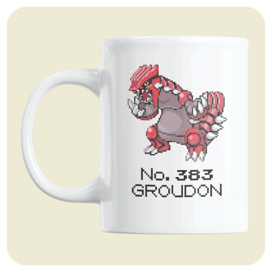 Pokémon Coffee mug - No. 383 Groudon