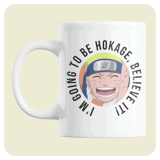 Naruto mug - I'm going to be hokage, believe it!