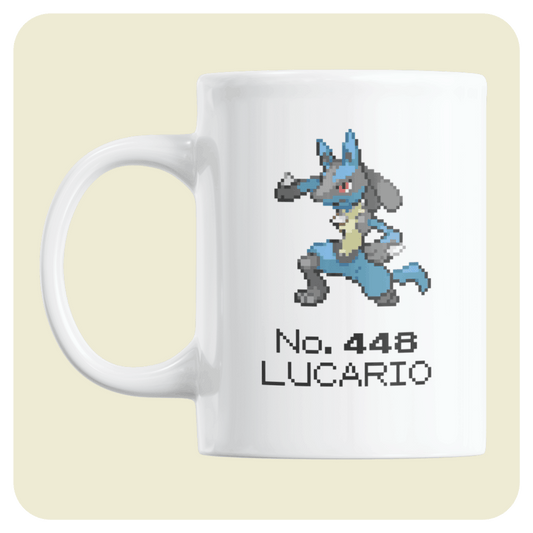 Pokémon Coffee mug - No. 448 Lucario