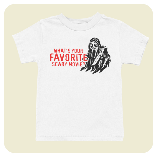 Horror Movie T-shirt  - What's Your Favourite Scary Movie?