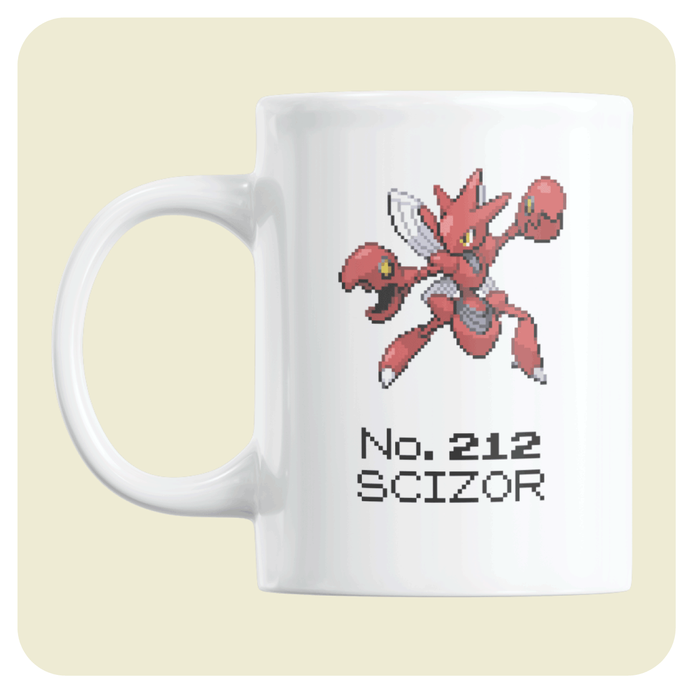 Pokémon Coffee mug - No. 212 Scizor