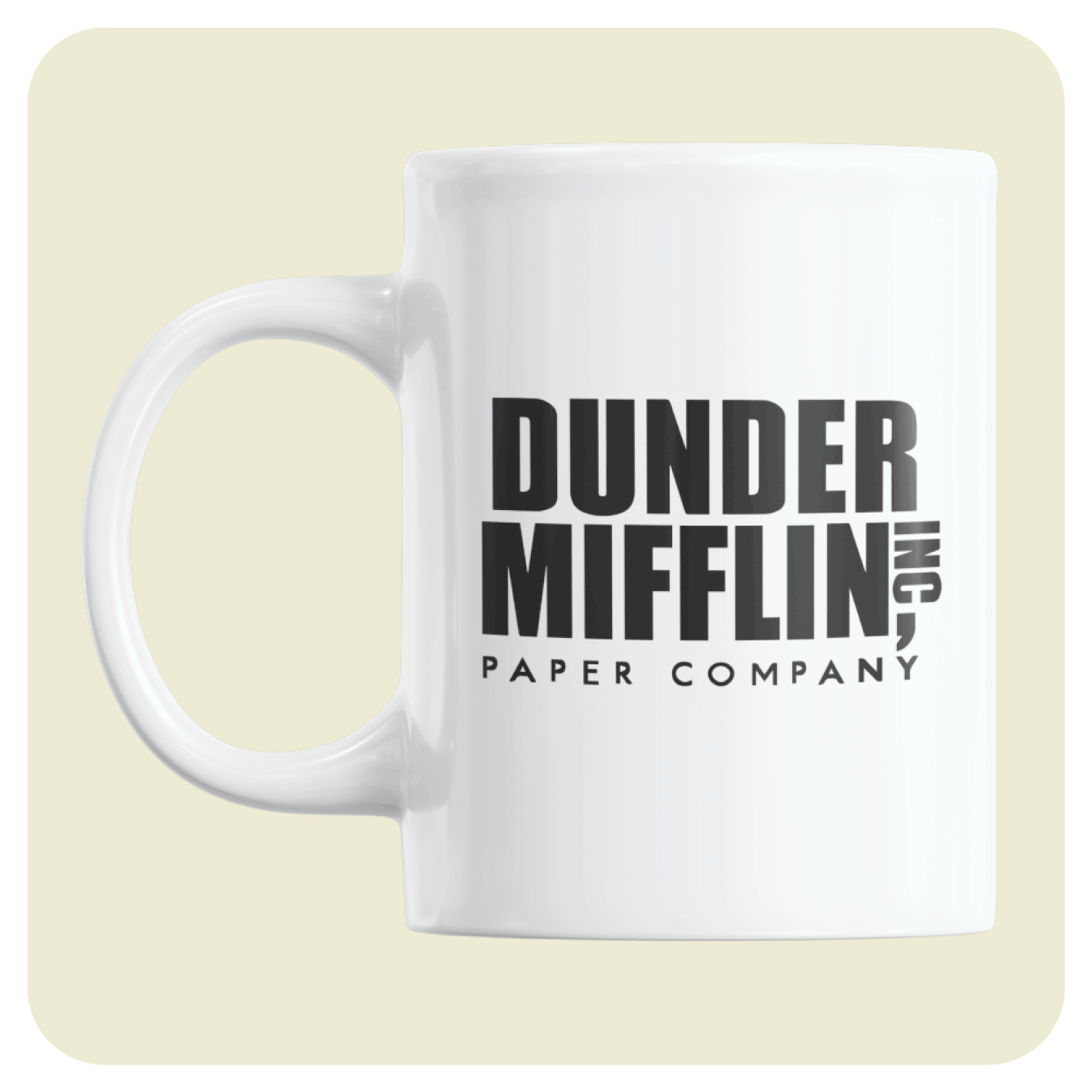 The Office US mug - Dunder Mifflin Paper Company.