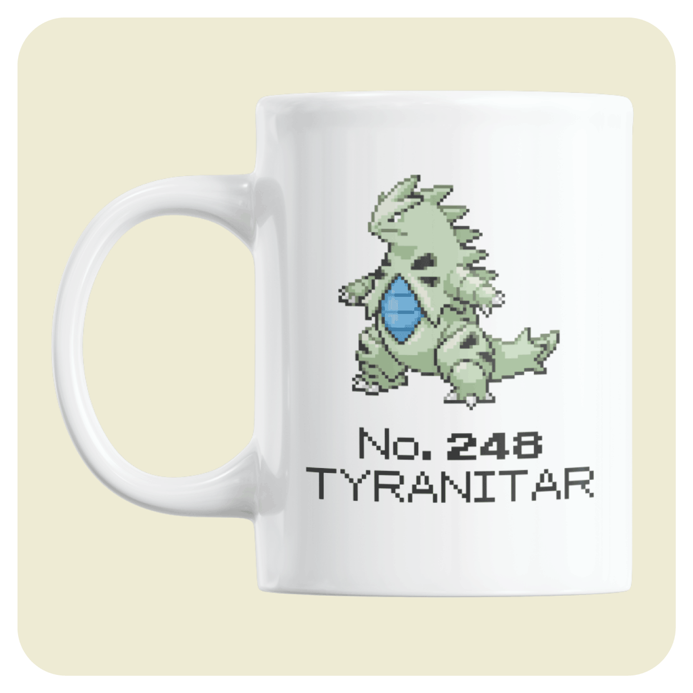 Pokémon Coffee mug - No. 248 Tyranitar