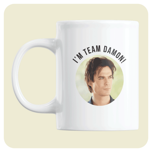 The Vampire Diaries mug - I'm team Damon!