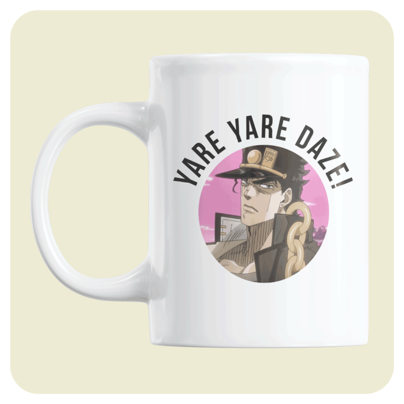 JoJo's Bizarre Adventure mug - Yare Yare Daze!