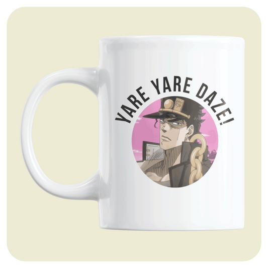 JoJo's Bizarre Adventure mug - Yare Yare Daze!